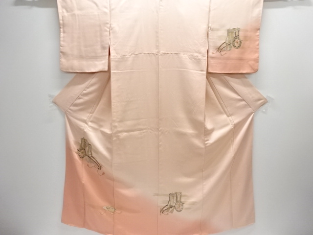 JAPANESE KIMONO / HOMONGI / EMBROIDERY / CARRIAGE
